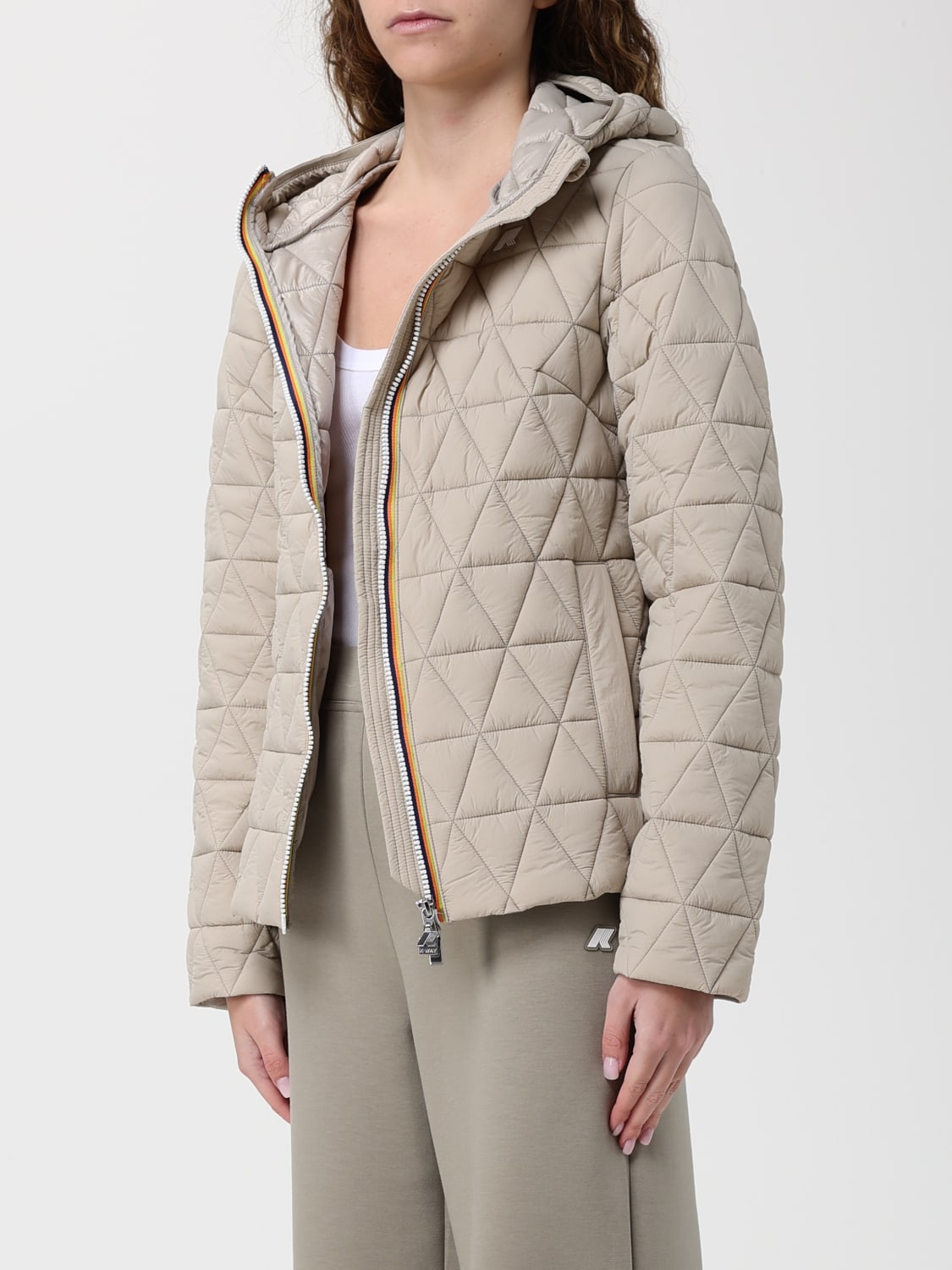 K-WAY JACKET: Jacket woman K-way, Beige - Img 3