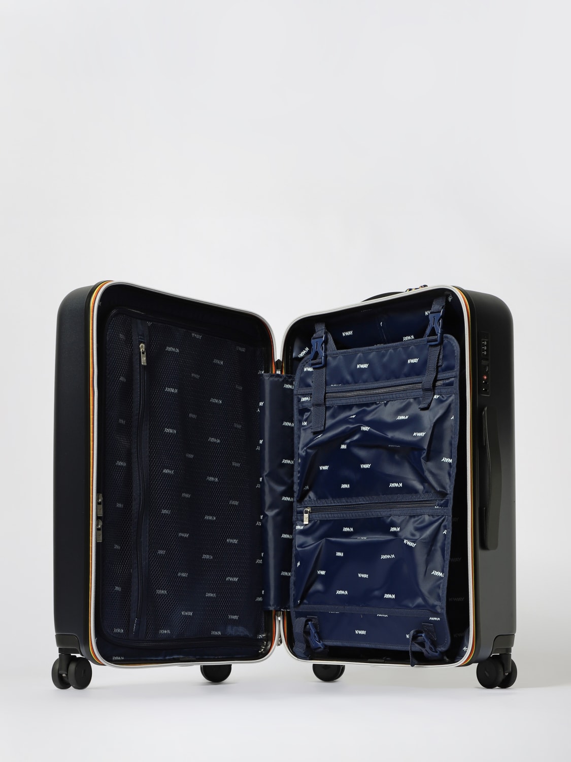 K-WAY TRAVEL BAG: Travel bag men K-way, Blue - Img 2