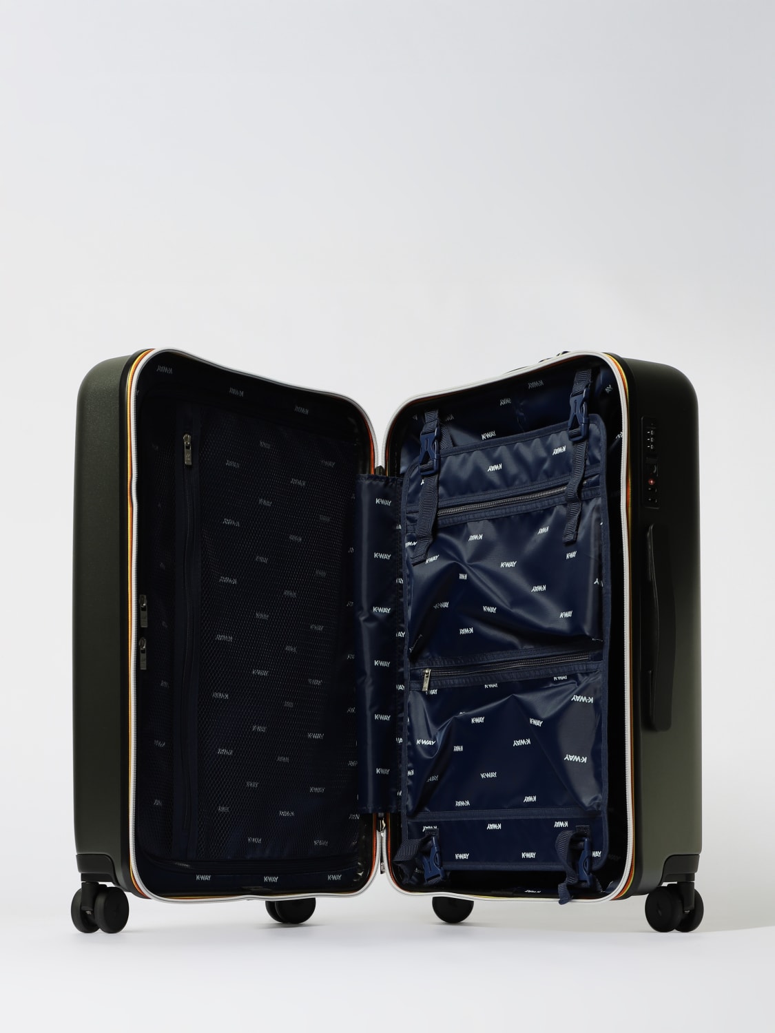 K-WAY TRAVEL BAG: Travel bag men K-way, Green - Img 2