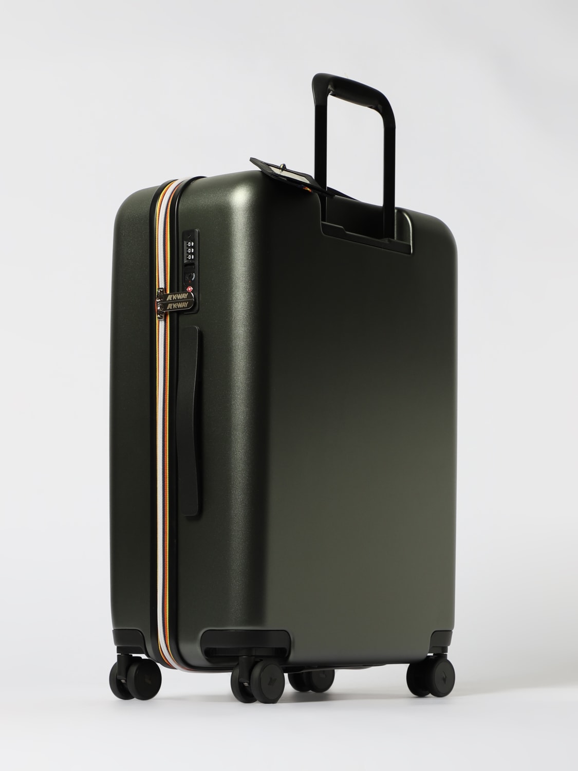 K-WAY TRAVEL BAG: Travel bag men K-way, Green - Img 3