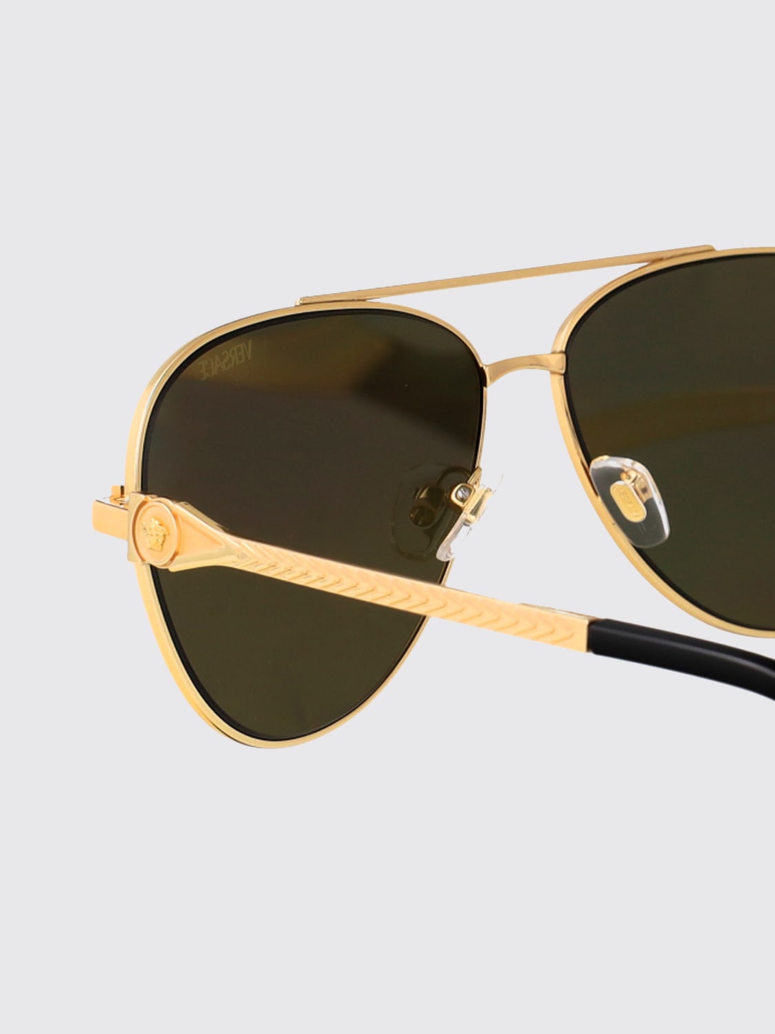 VERSACE SUNGLASSES: Sunglasses men Versace, Gold - Img 4