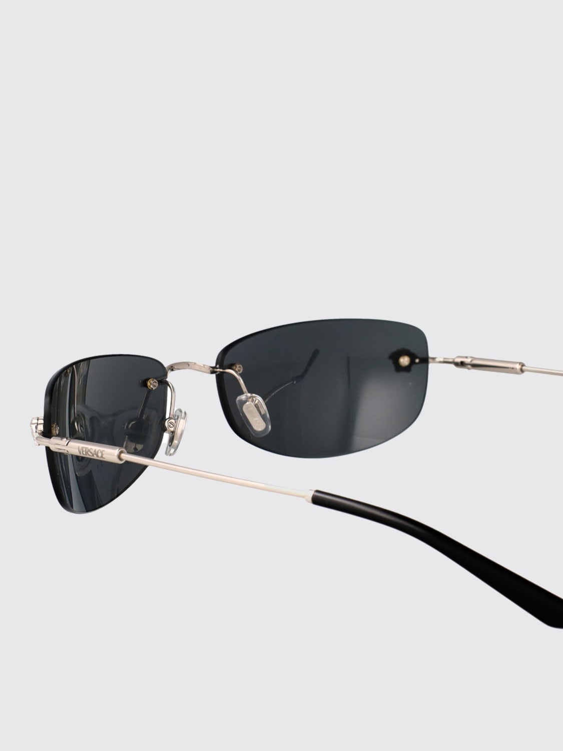 VERSACE SUNGLASSES: Sunglasses men Versace, Silver - Img 4