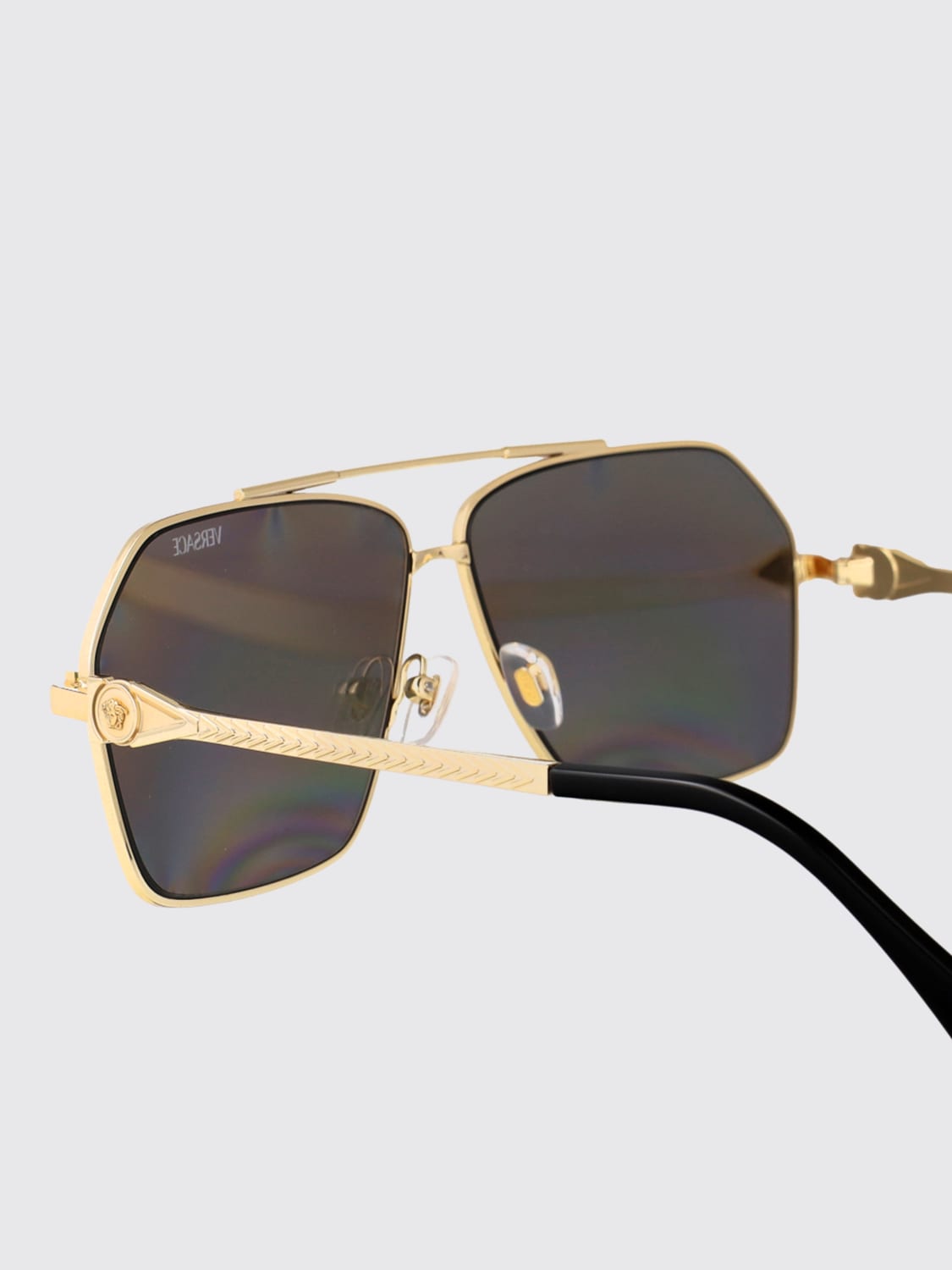 VERSACE SUNGLASSES: Sunglasses men Versace, Gold - Img 4