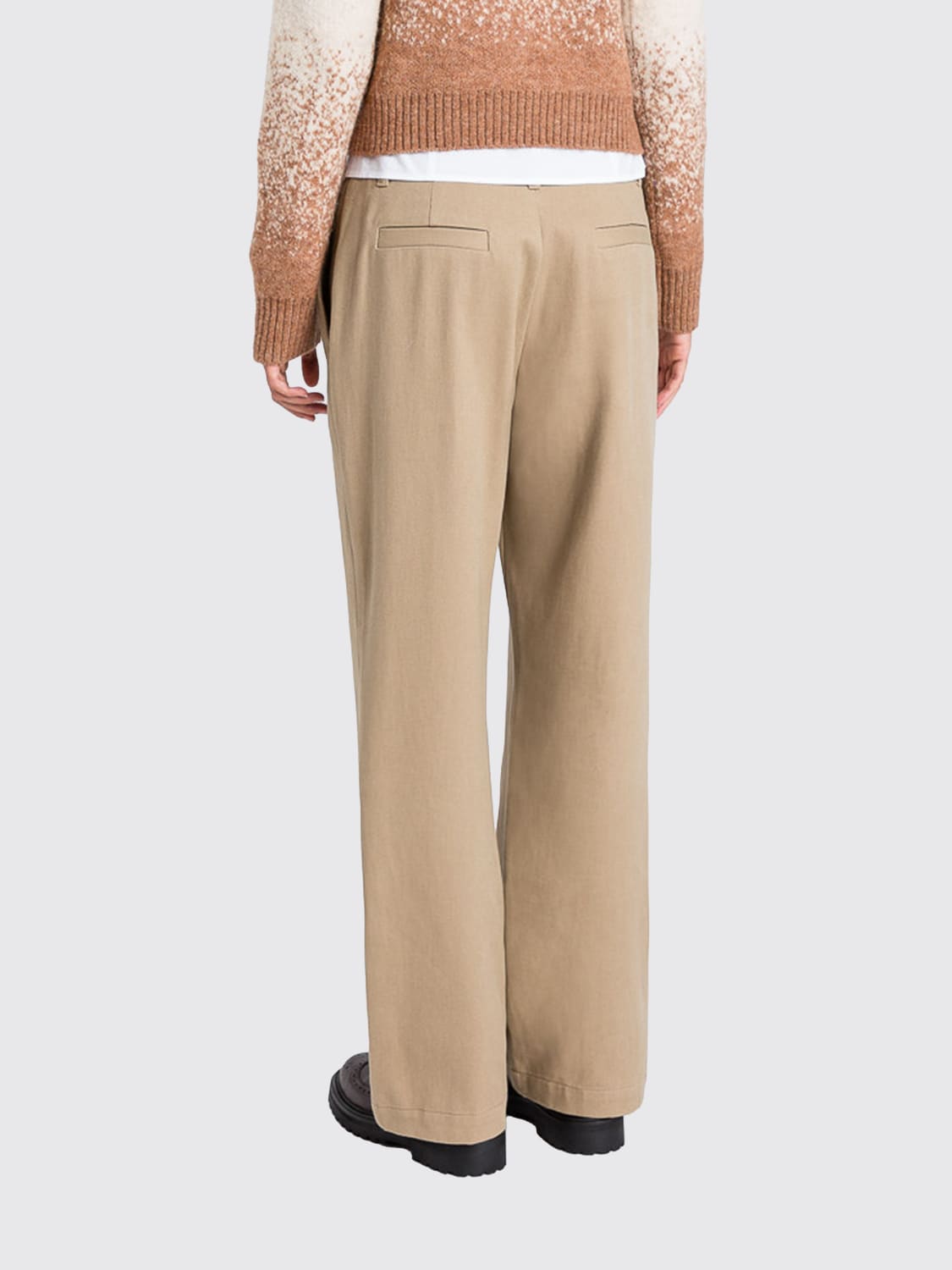 TWINSET ACTITUDE PANTALON: Pantalon femme Twinset Actitude, Chameau - Img 3