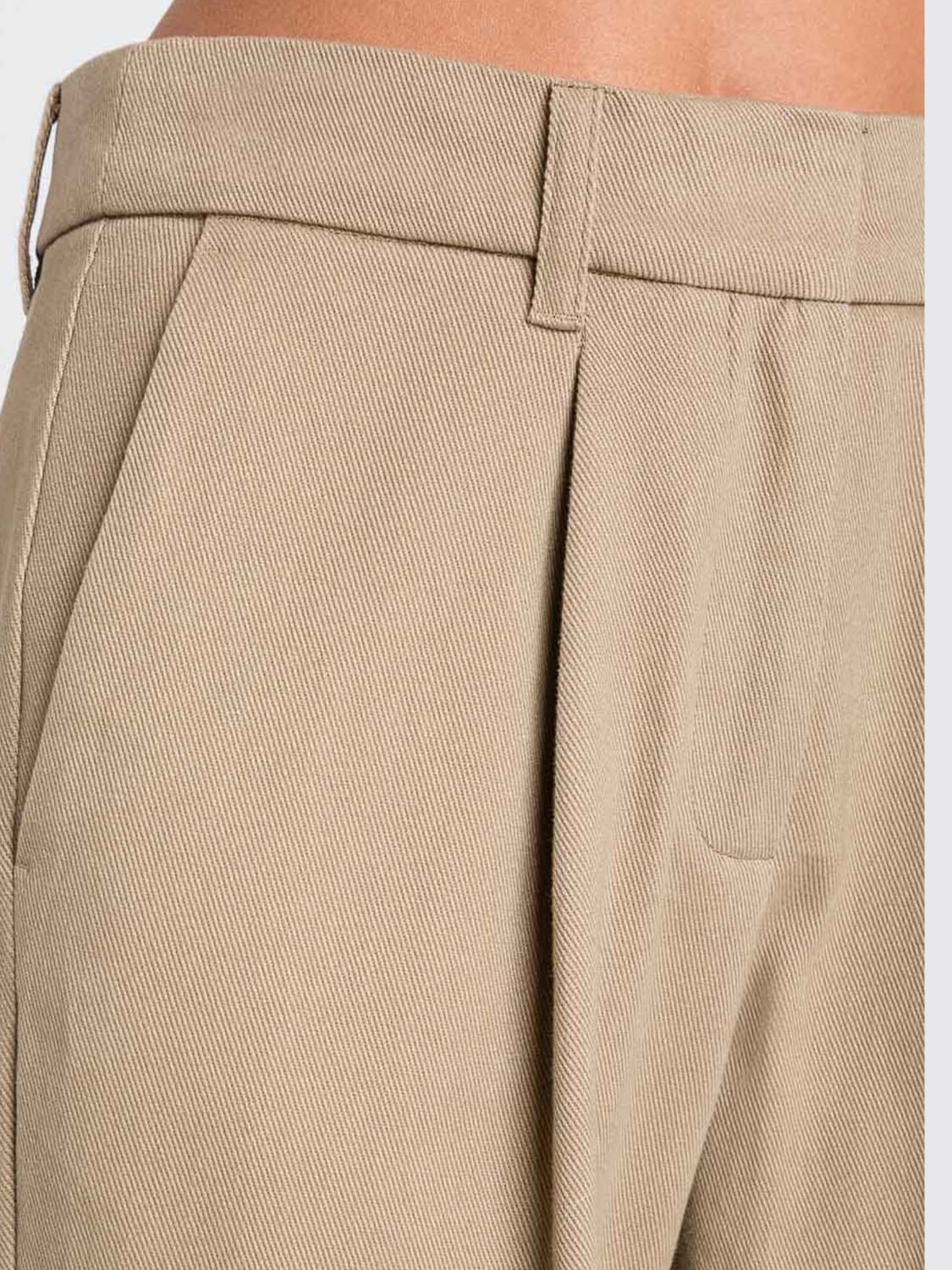 TWINSET ACTITUDE PANTALON: Pantalon femme Twinset Actitude, Chameau - Img 4