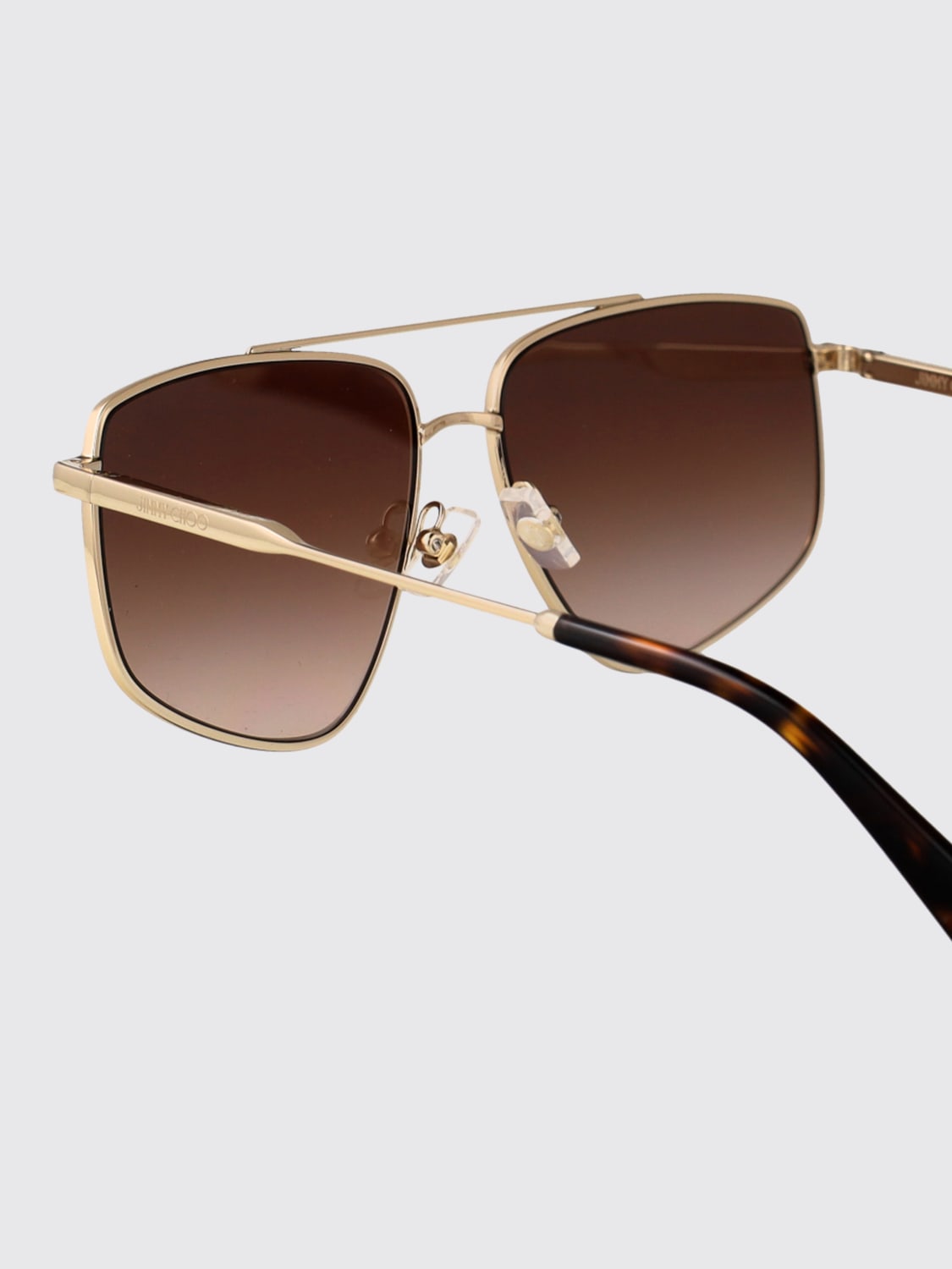 JIMMY CHOO SUNGLASSES: Sunglasses woman Jimmy Choo, Gold - Img 4