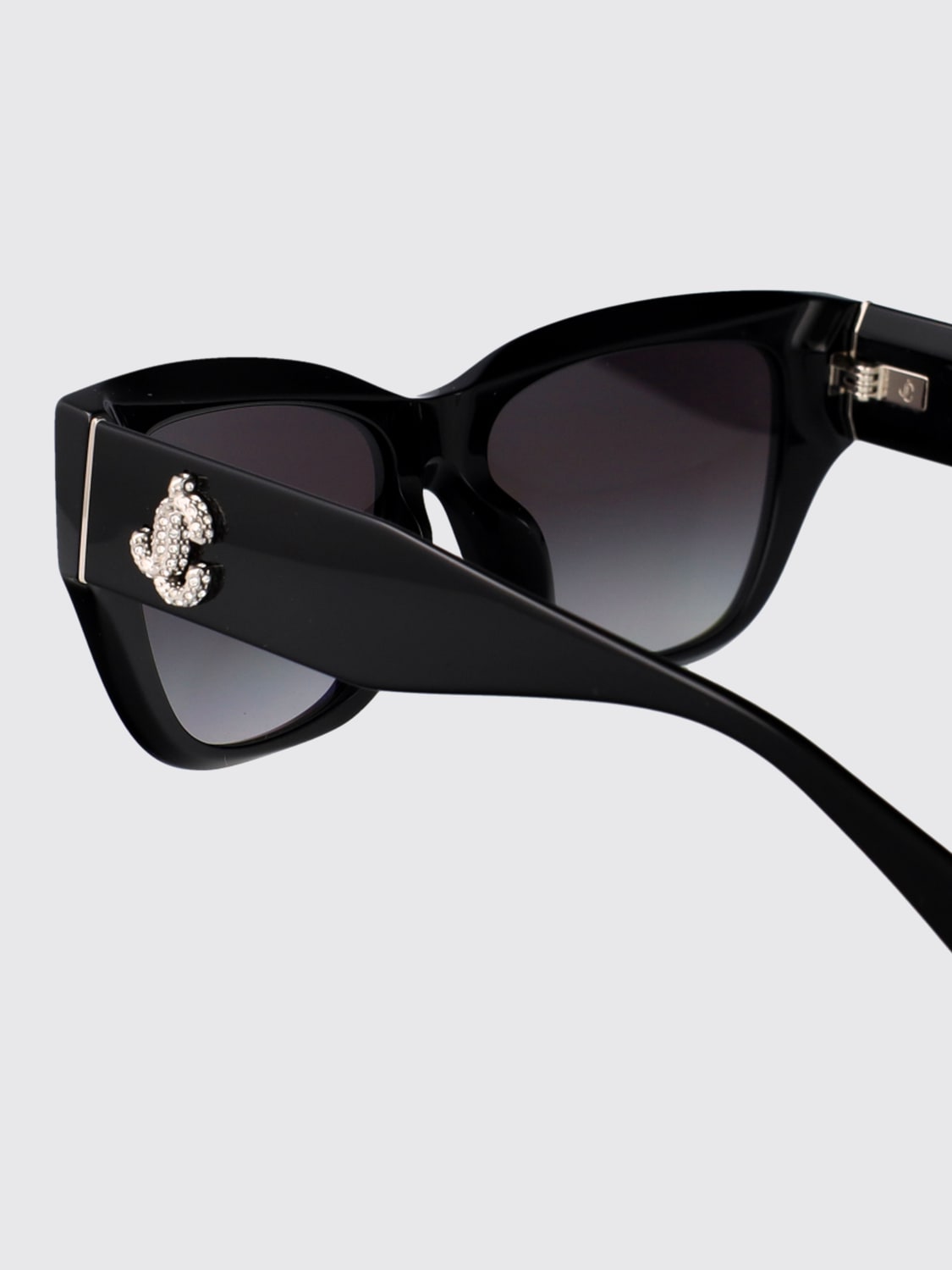 JIMMY CHOO SUNGLASSES: Sunglasses woman Jimmy Choo, Black - Img 4