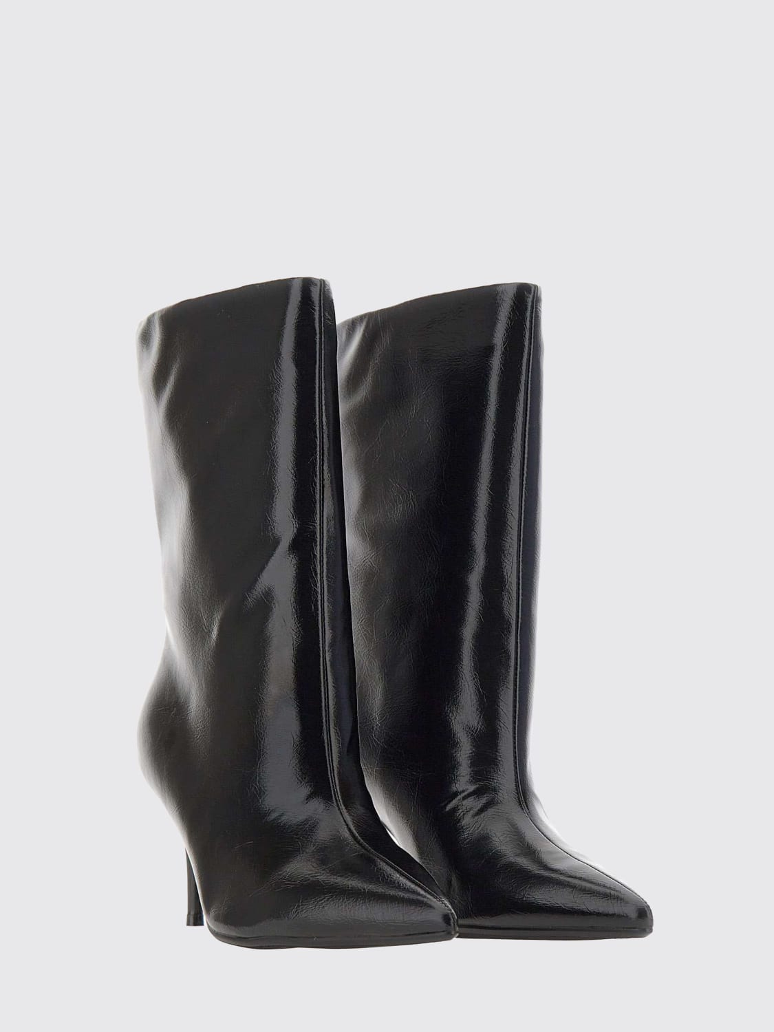 TWENTY FOURHAITCH STIVALI: Stivaletto Unuk Twenty Fourhaitch in pelle sintetica , Nero - Img 2