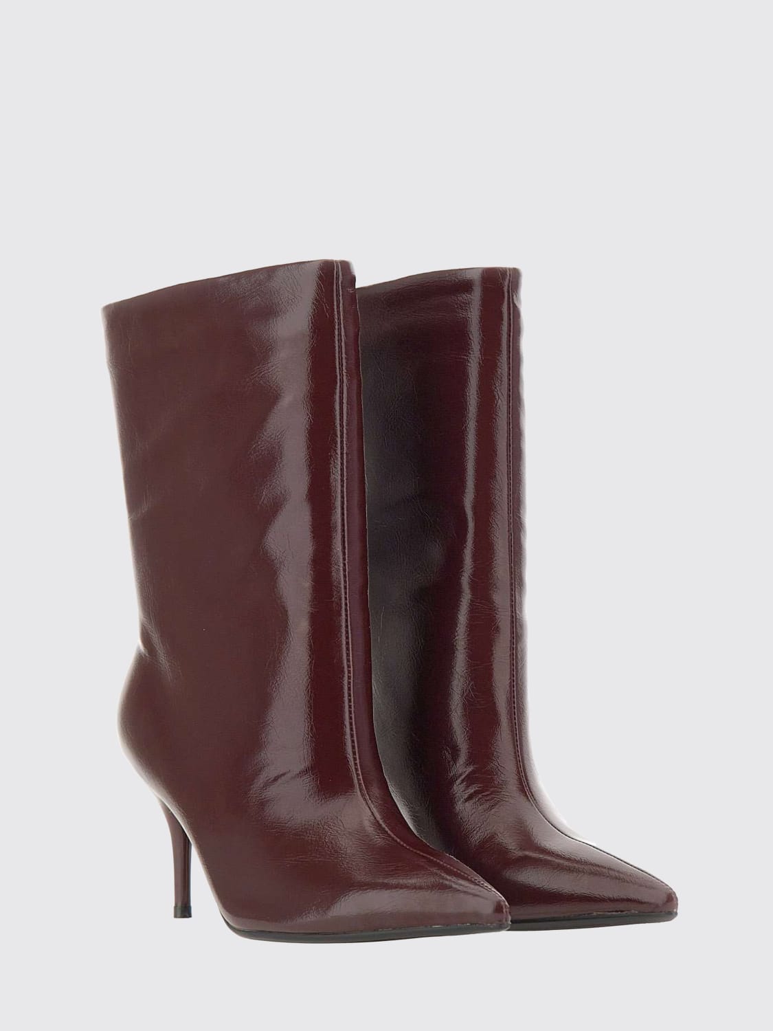 TWENTY FOURHAITCH 부츠: 플랫 부츠 여성 Twenty Fourhaitch, 버건디 - Img 2