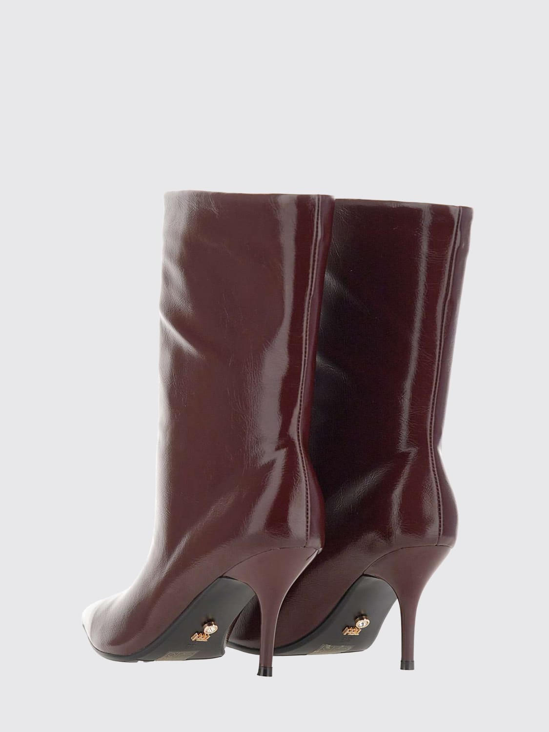 TWENTY FOURHAITCH 부츠: 플랫 부츠 여성 Twenty Fourhaitch, 버건디 - Img 3