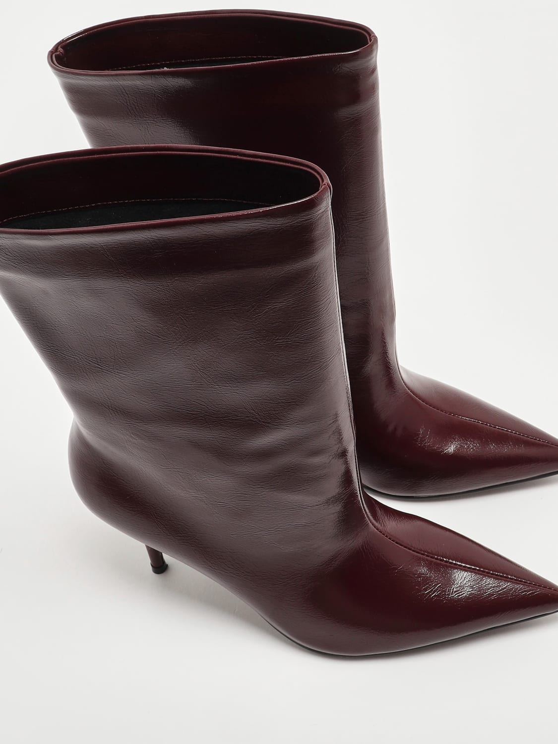 TWENTY FOURHAITCH BOOTS: Flat ankle boot woman Twenty Fourhaitch, Plum - Img 3