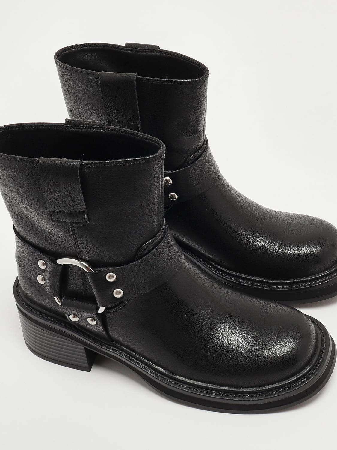 TWENTY FOURHAITCH BOOTS: Flat ankle boot woman Twenty Fourhaitch, Black - Img 3