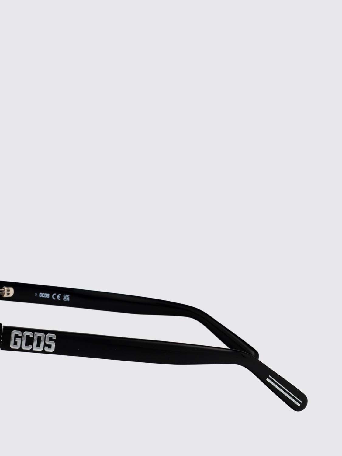 GCDS SUNGLASSES: Sunglasses men GCDS, Black - Img 3