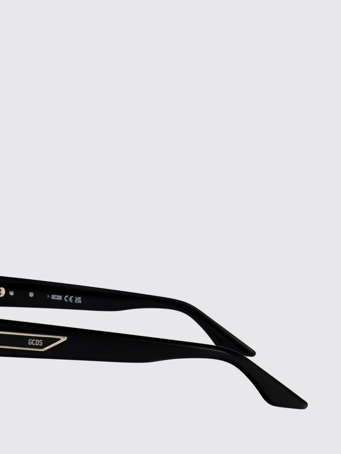 GCDS SUNGLASSES: Sunglasses men GCDS, Black - Img 3