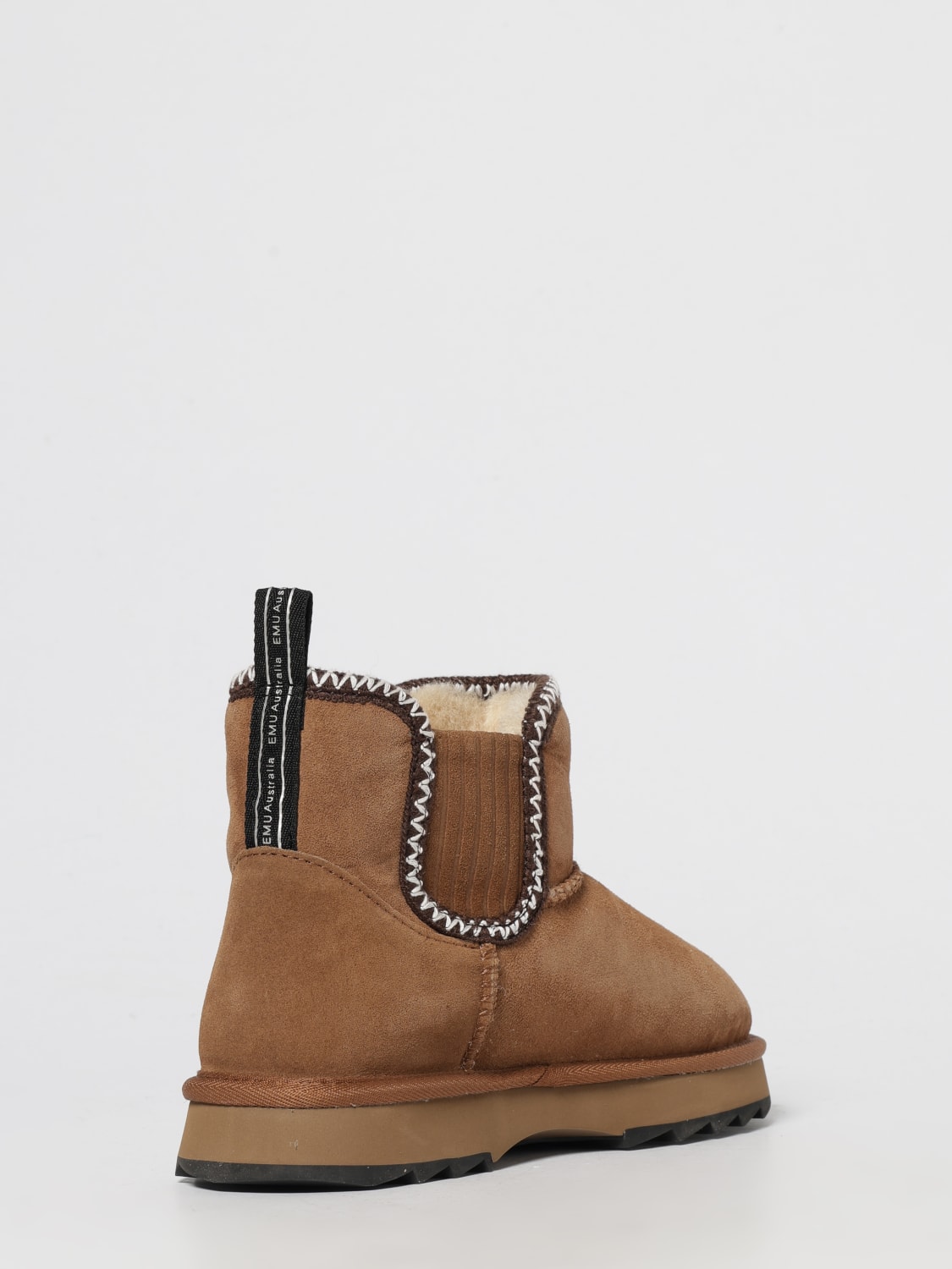 EMU AUSTRALIA STIVALI: Stivaletto Higgie Emu Australia in camoscio , Nocciola - Img 3