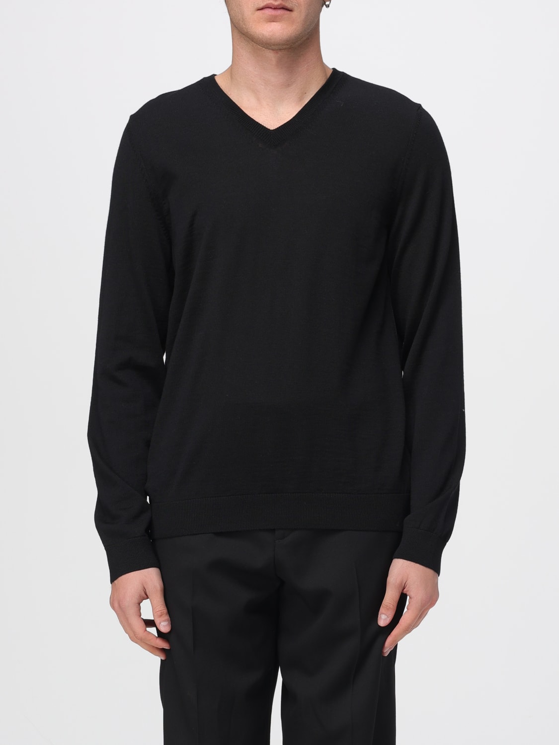 BOSS PULLOVER: Pullover herren Boss, Schwarz - Img 1