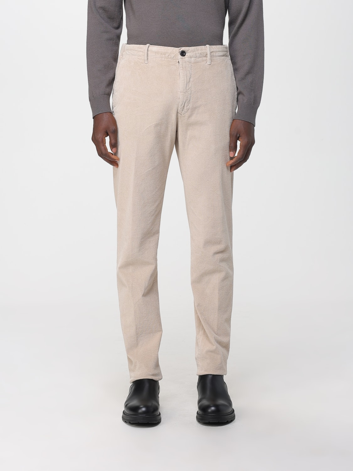INCOTEX PANTS: Pants men Incotex, Beige - Img 1
