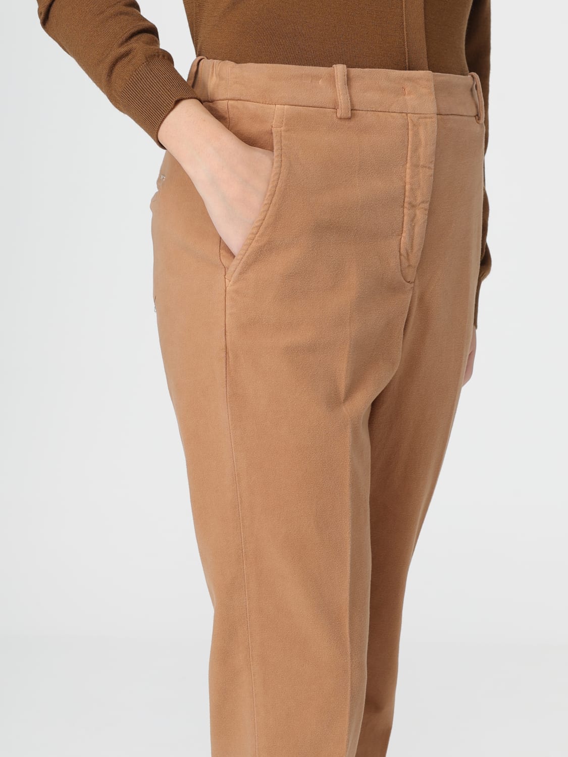 INCOTEX PANTS: Pants woman Incotex, Beige - Img 3