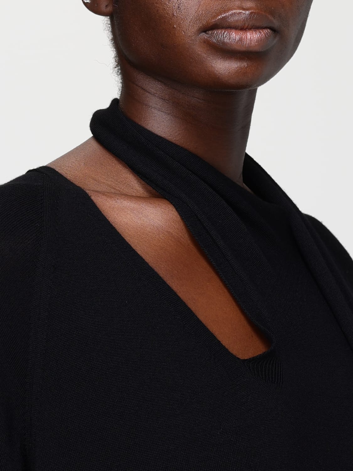 ZANONE MAGLIA: Maglia di lana vergine con pannello Zanone, Nero - Img 3