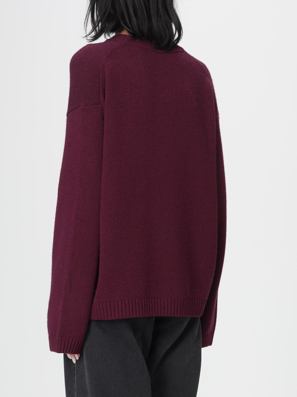 GANNI SWEATER: Sweater woman Ganni, Violet - Img 2