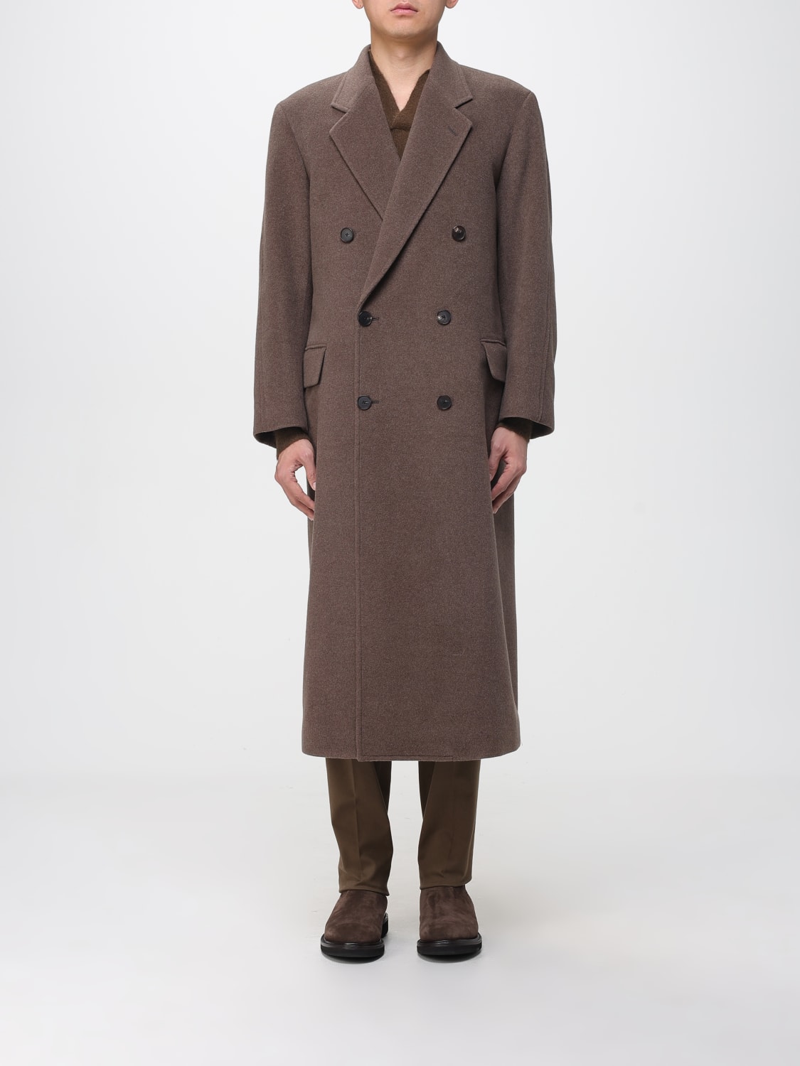 AURALEE COAT: Coat men Auralee, Brown - Img 1