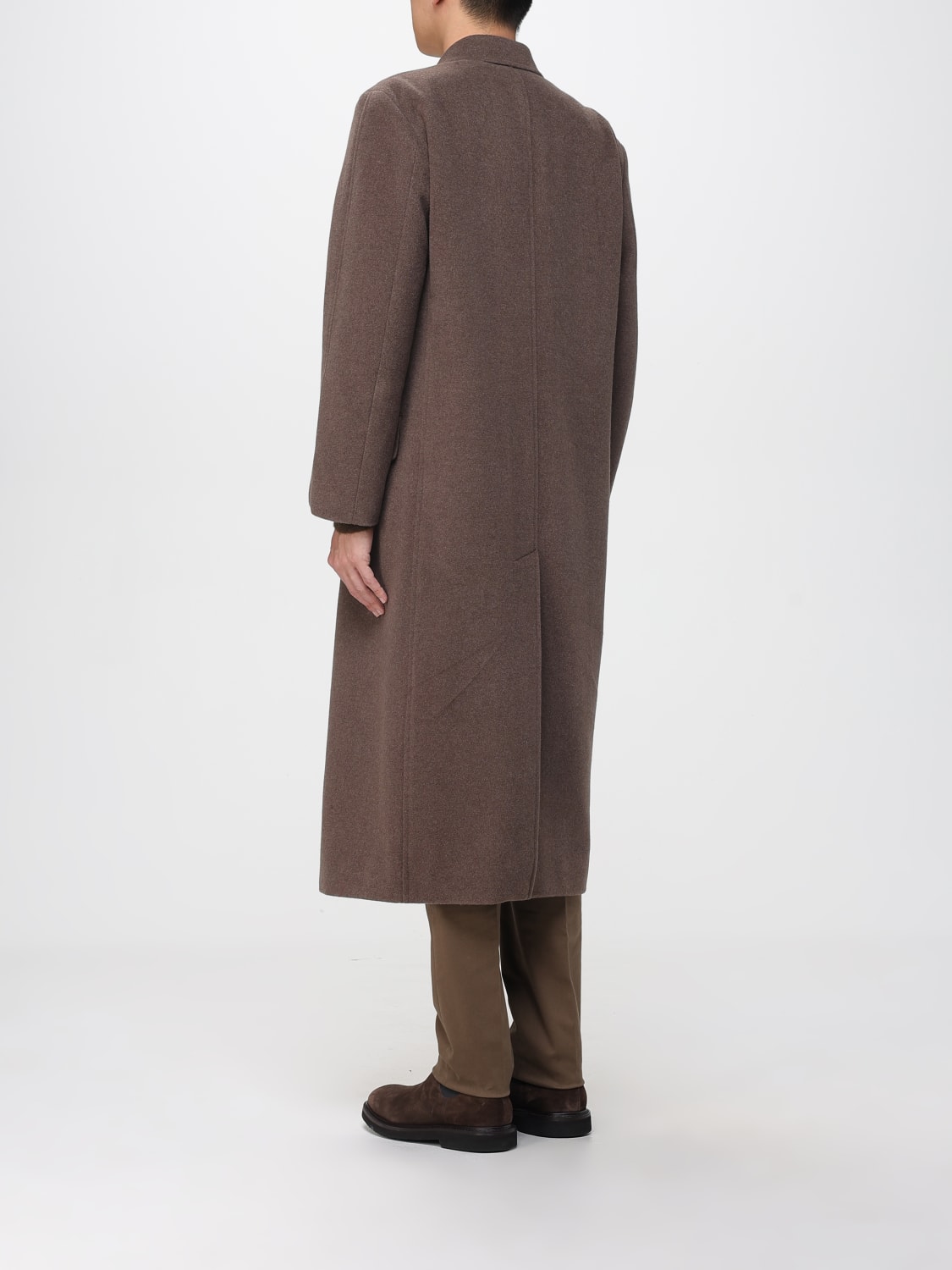 AURALEE COAT: Coat men Auralee, Brown - Img 2