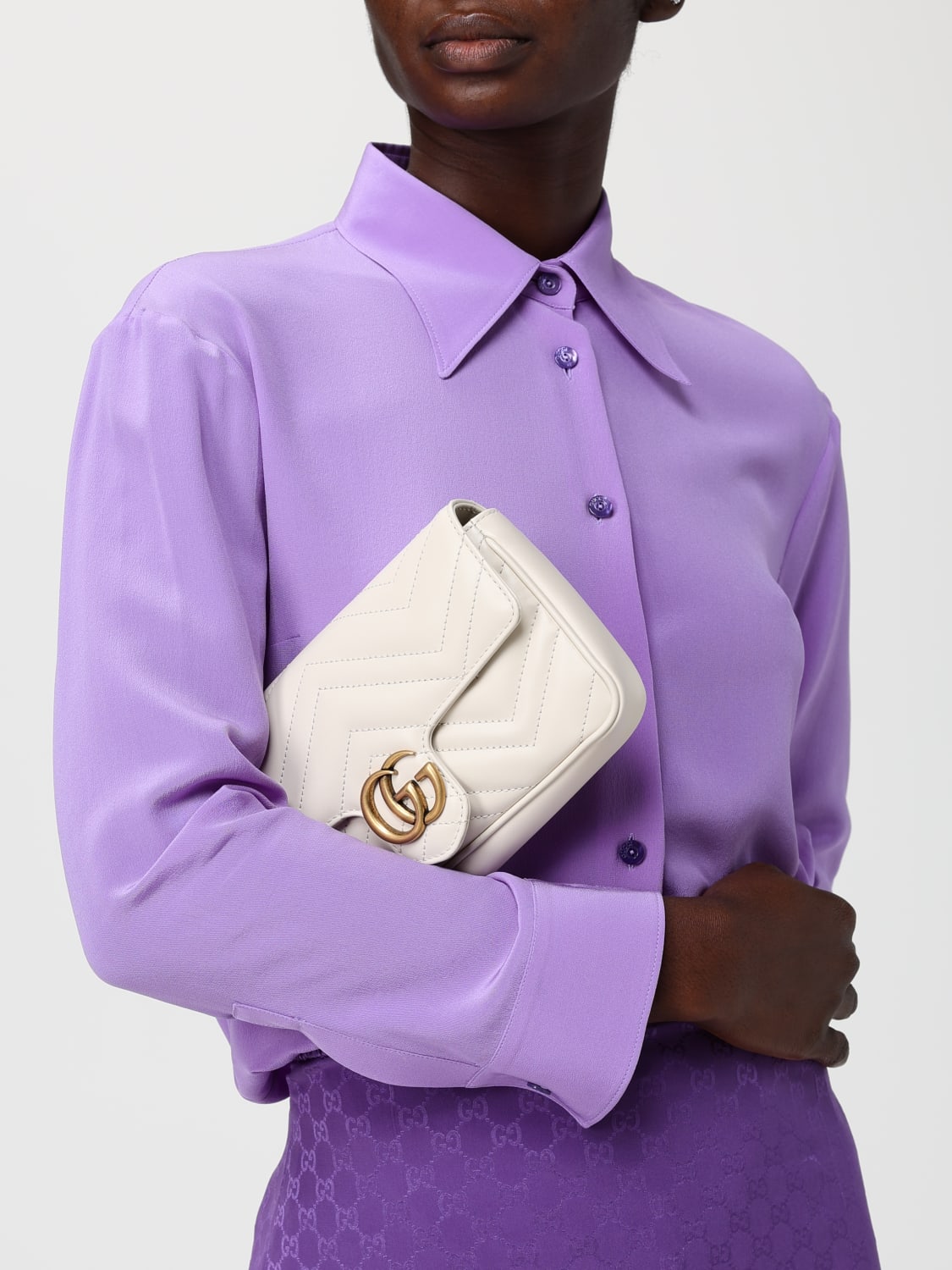 GUCCI MINI BAG: Handbag woman Gucci, White - Img 2