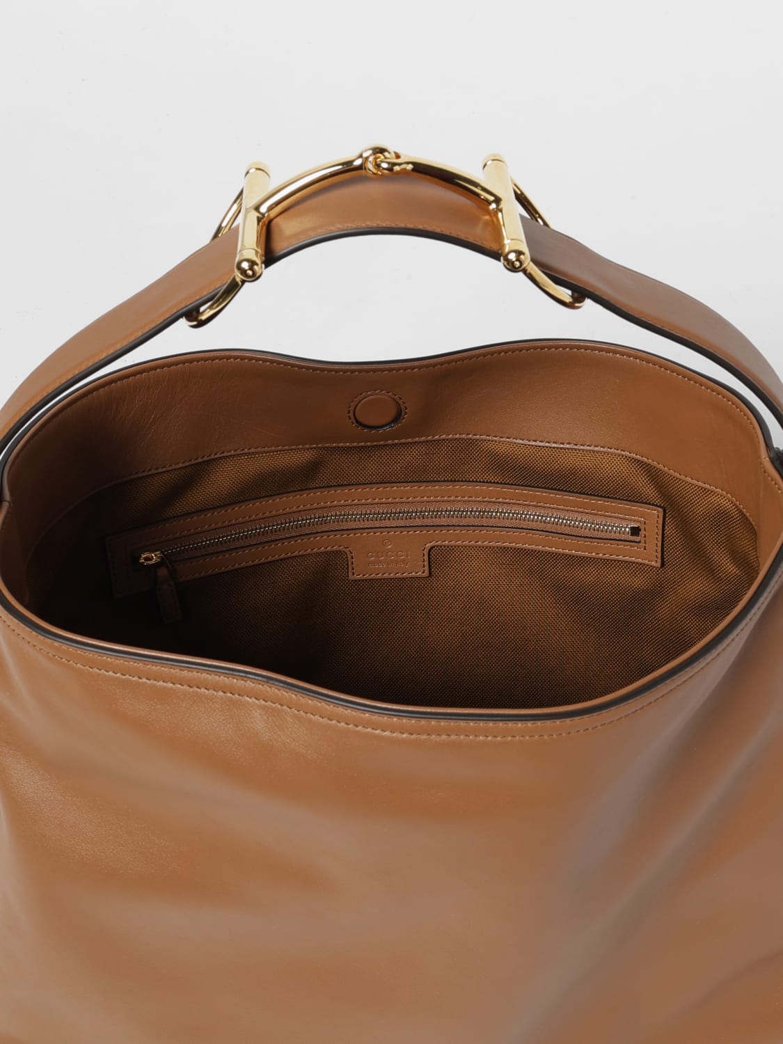 GUCCI BOLSO DE HOMBRO: Bolso de hombro mujer Gucci, Marrón - Img 4