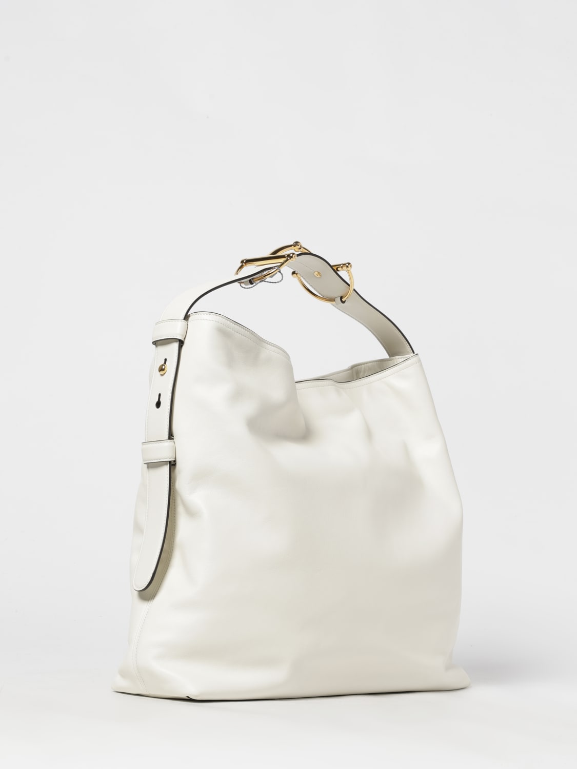 GUCCI BORSA A SPALLA: Borsa Beatrix Large Gucci in pelle , Bianco - Img 3