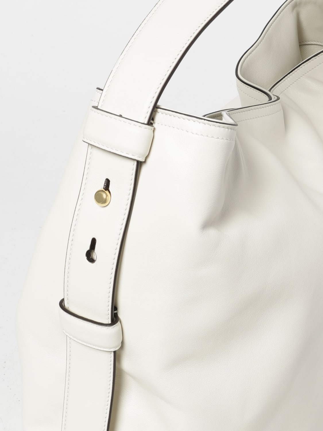 GUCCI BORSA A SPALLA: Borsa Beatrix Large Gucci in pelle , Bianco - Img 5