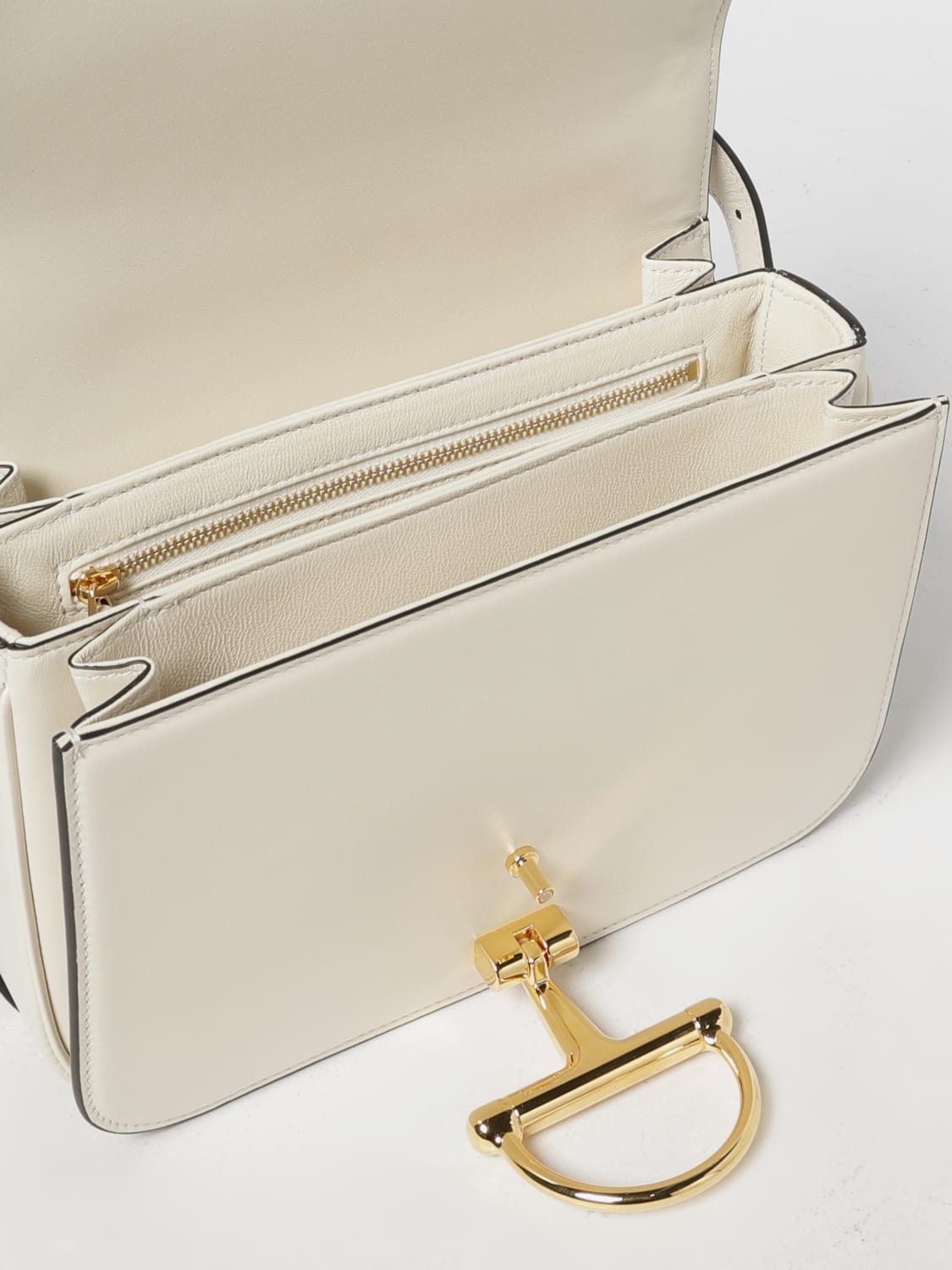 GUCCI MINI BAG: Shoulder bag woman Gucci, White - Img 4