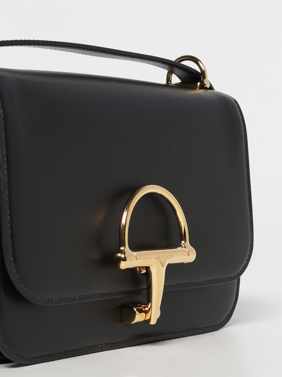 GUCCI BORSA MINI: Borsa Siena Mini Gucci in pelle , Nero - Img 4