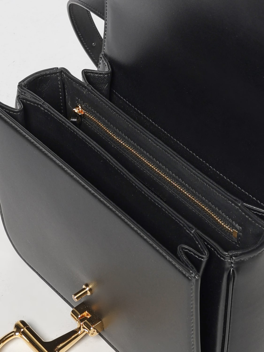 GUCCI BORSA MINI: Borsa Siena Mini Gucci in pelle , Nero - Img 5