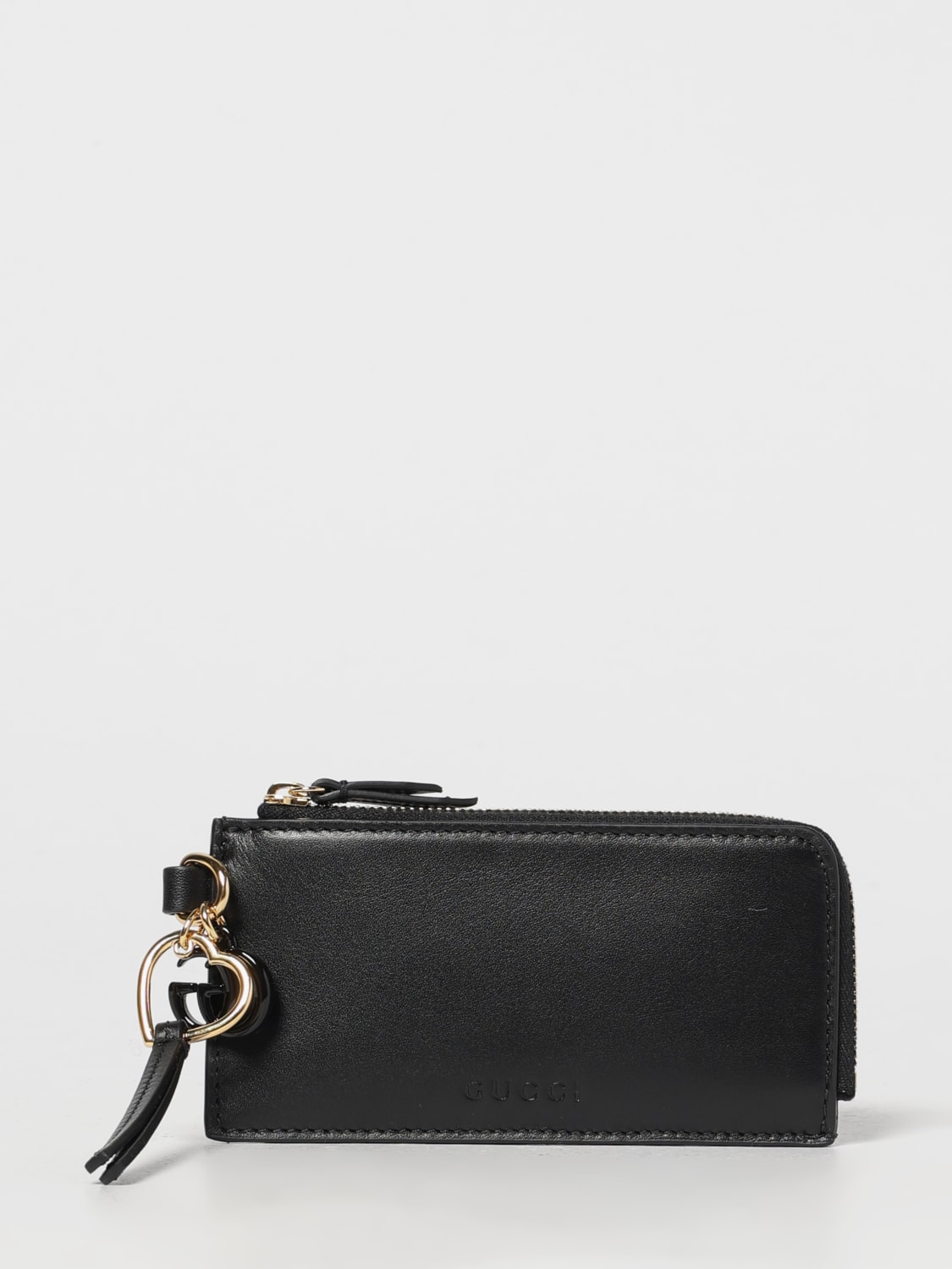 GUCCI WALLET: Wallet woman Gucci, Black - Img 1