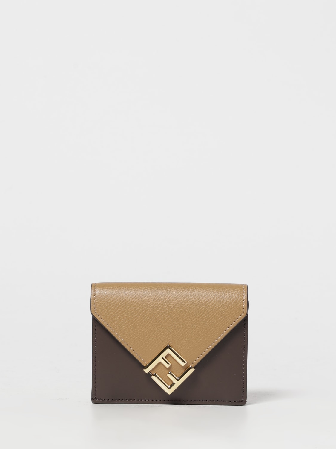 FENDI WALLET: Wallet woman Fendi, Brown - Img 1