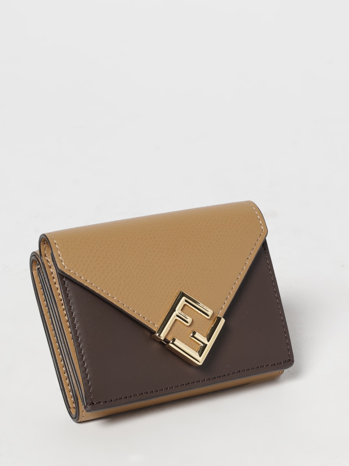 FENDI WALLET: Wallet woman Fendi, Brown - Img 4