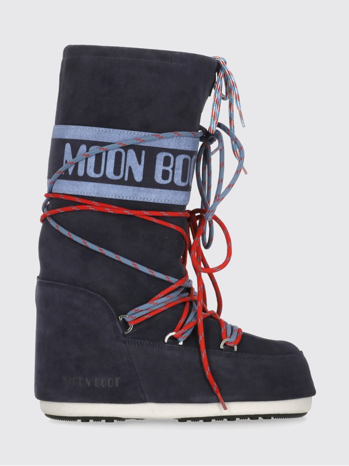 MOON BOOT BOOTS: Boots woman Moon Boot, Blue - Img 1