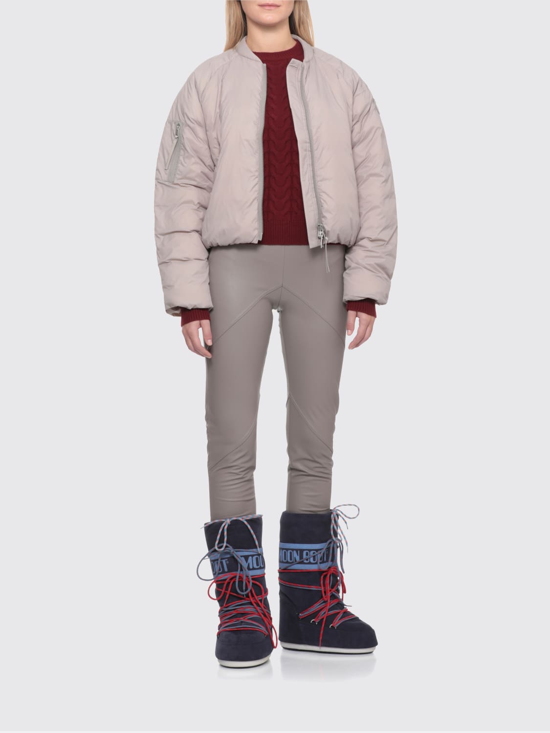 MOON BOOT BOOTS: Boots woman Moon Boot, Blue - Img 2