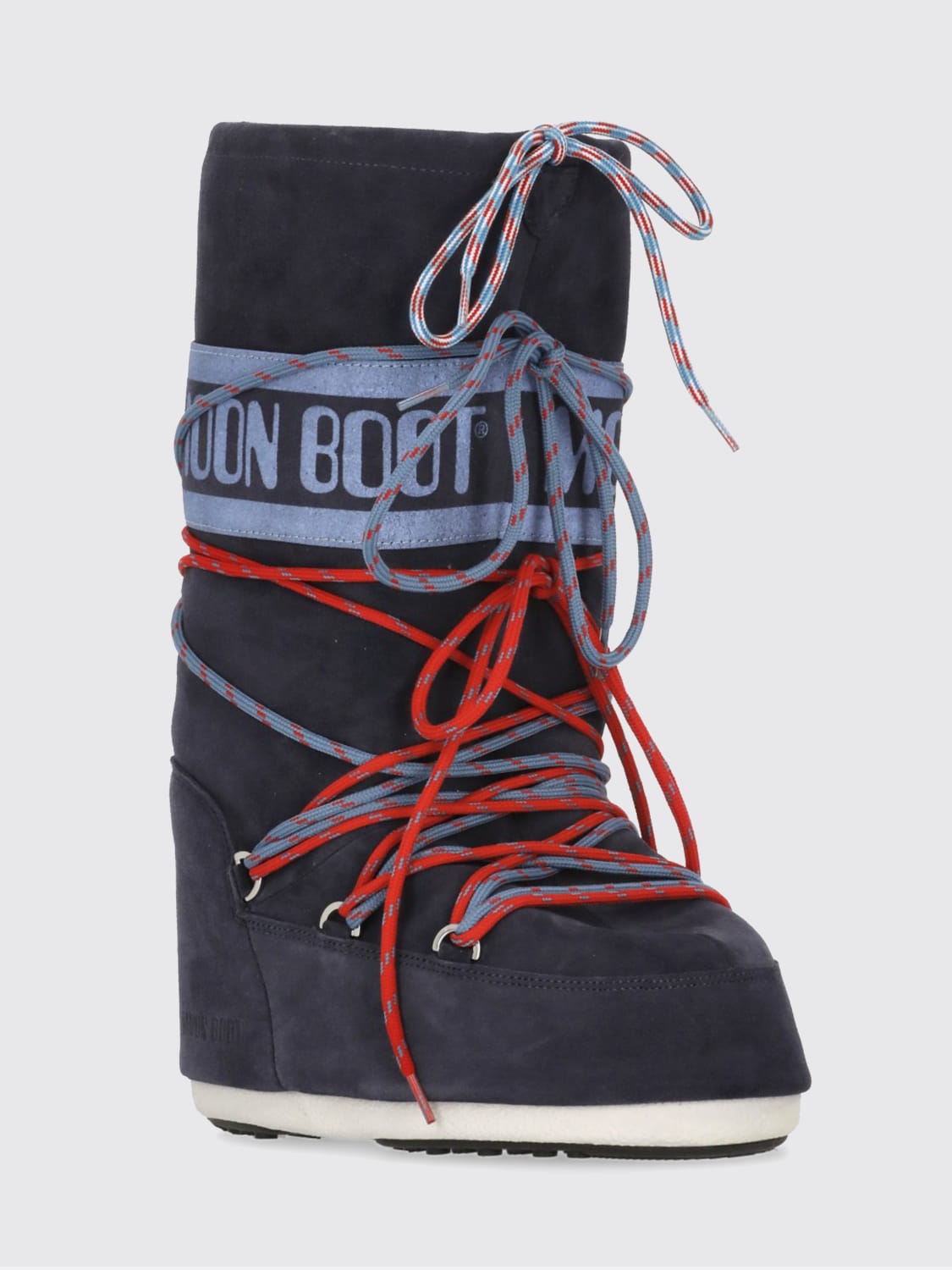 MOON BOOT BOOTS: Boots woman Moon Boot, Blue - Img 3