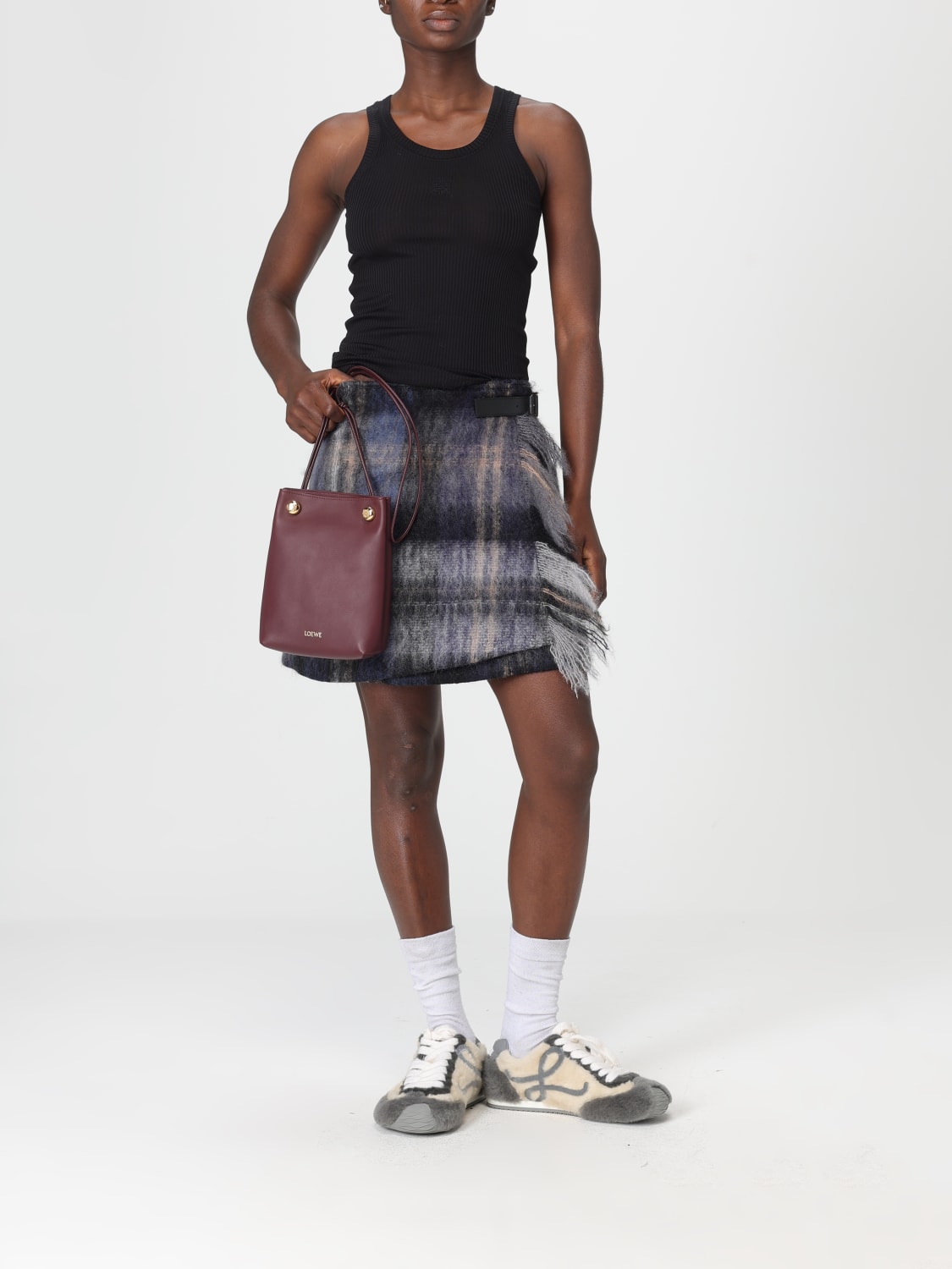 LOEWE ハンドバッグ: ハンドバッグ レディース Loewe, バーガンディー - Img 2