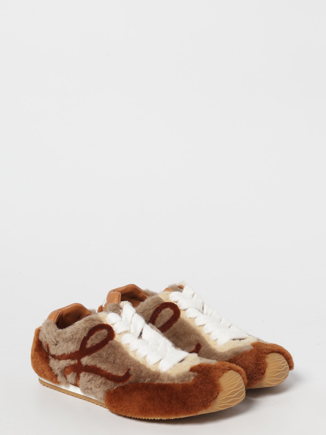 LOEWE SNEAKERS: Sneakers woman Loewe, Brown - Img 2