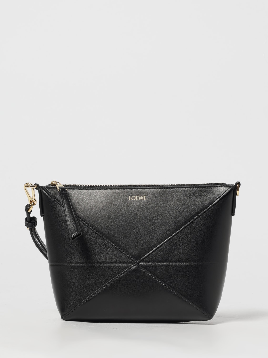 LOEWE CROSSBODY BAG: Wallet woman Loewe, Black - Img 1