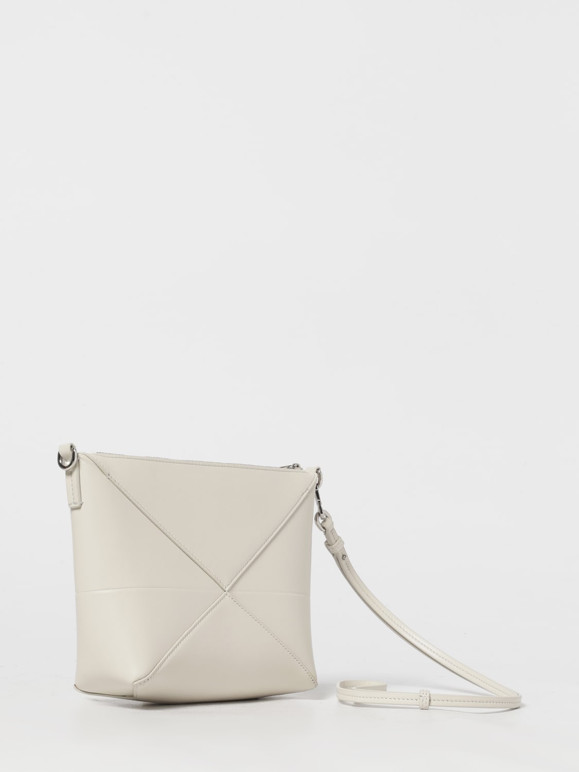 LOEWE CROSSBODY BAG: Wallet woman Loewe, Cream - Img 3