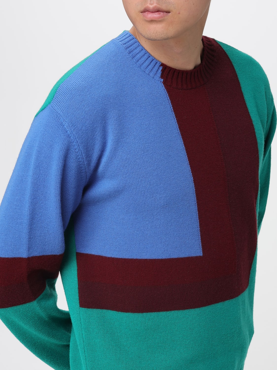 LOEWE PULLOVER: Pullover herren Loewe, Burgunderrot - Img 5