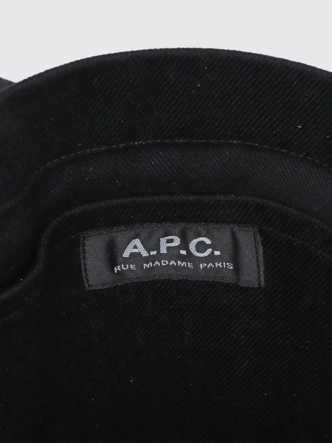 A.P.C. BORSA TOTE: Borsa Lou Tote A.P.C. in canvas di cotone , Nero - Img 4