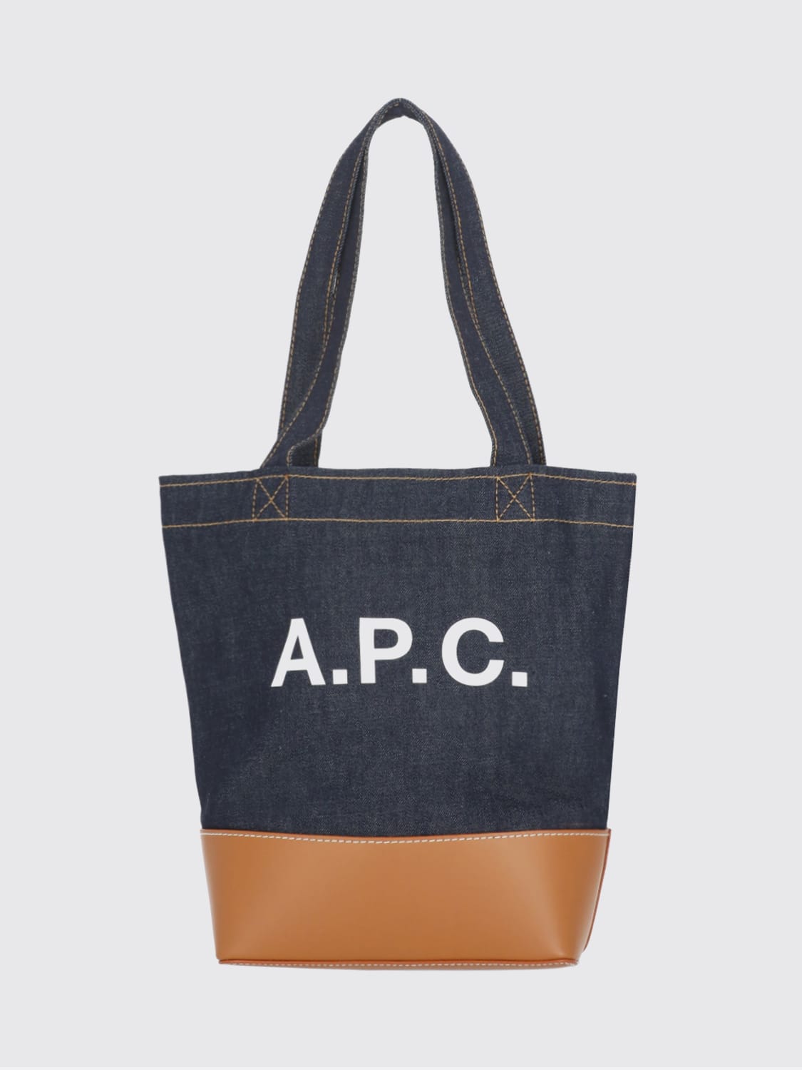 A.P.C. TOTE BAG: Handbag woman A.P.C., Blue - Img 1