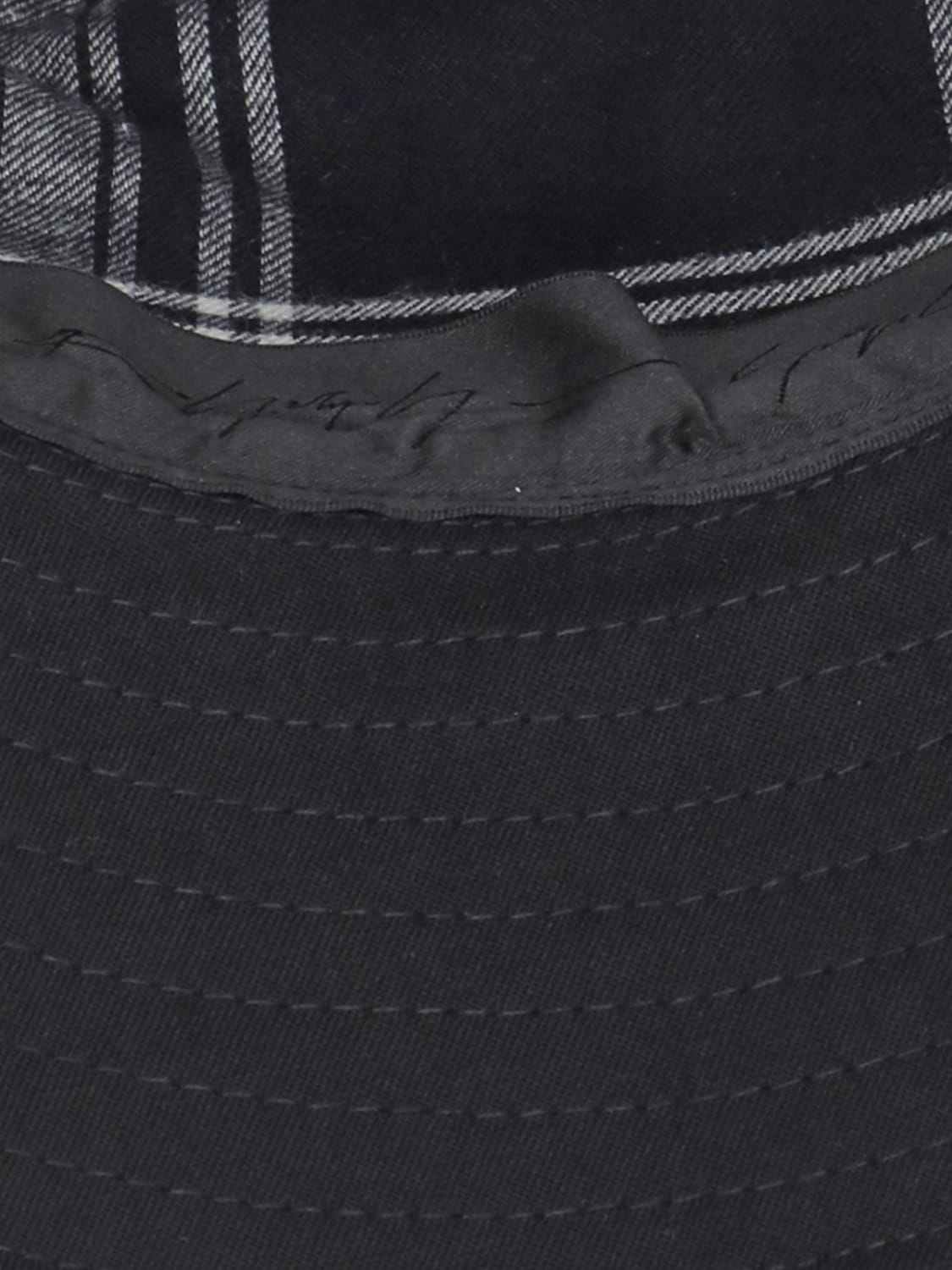 YOHJI YAMAMOTO HAT: Hat men Yohji Yamamoto, Black - Img 3