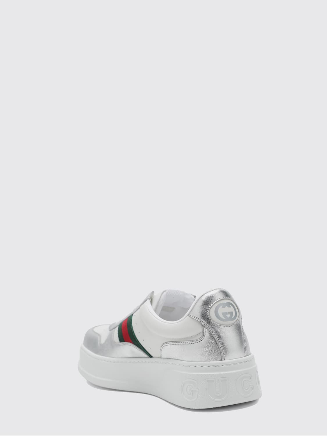 GUCCI SNEAKERS: Sneakers men Gucci, Silver - Img 3