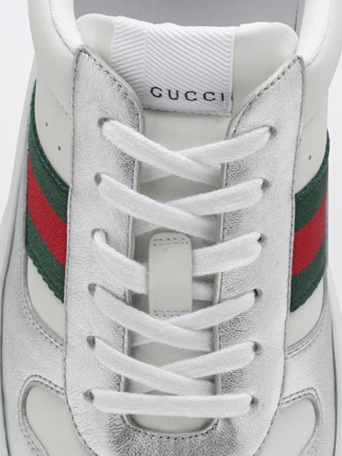 GUCCI SNEAKERS: Sneakers men Gucci, Silver - Img 4