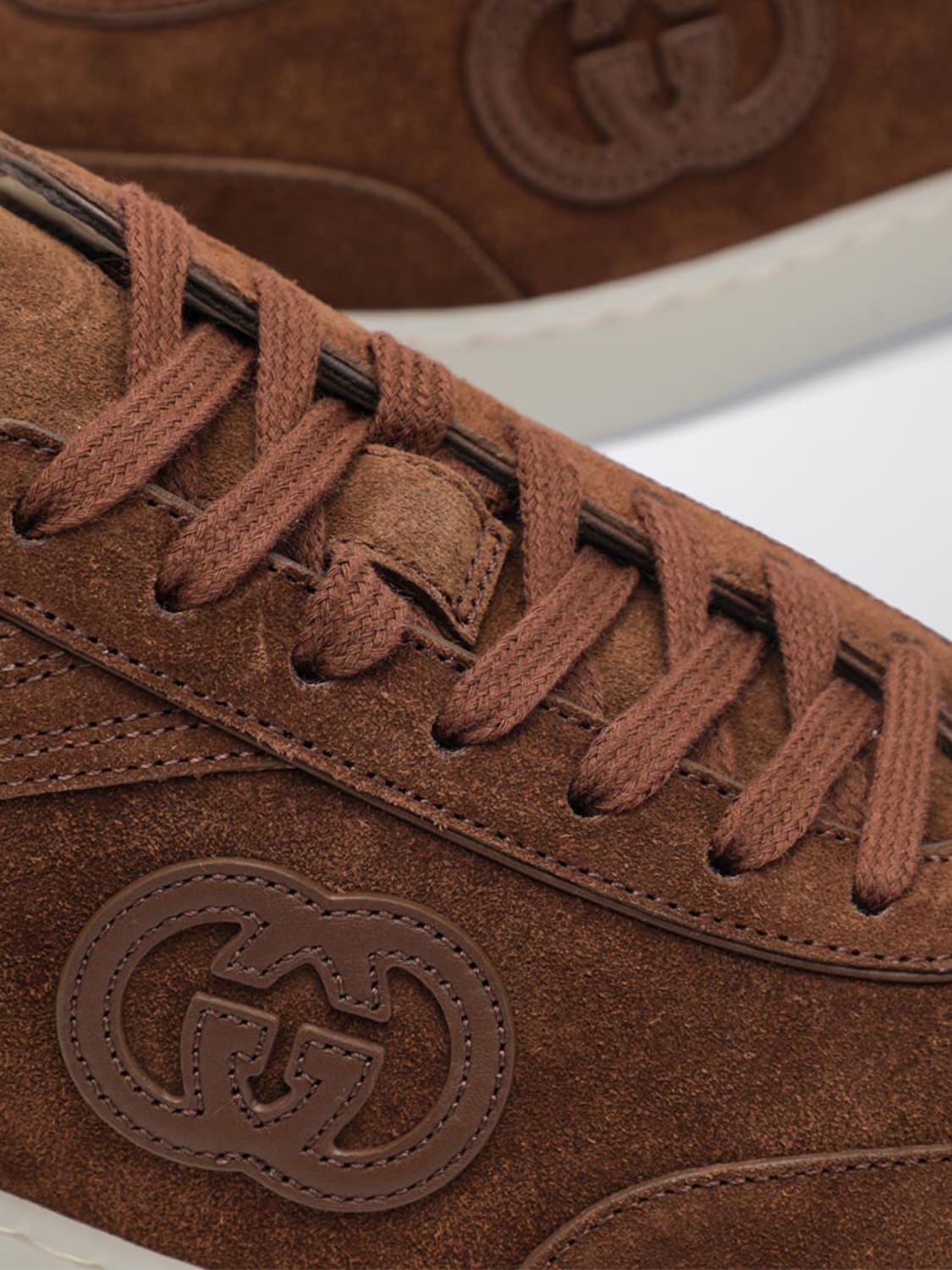 GUCCI SNEAKERS: Sneakers men Gucci, Brown - Img 4